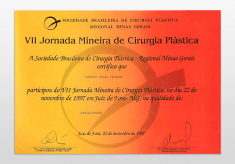 Jornada Mineira de Cirurgia Plástica 1997