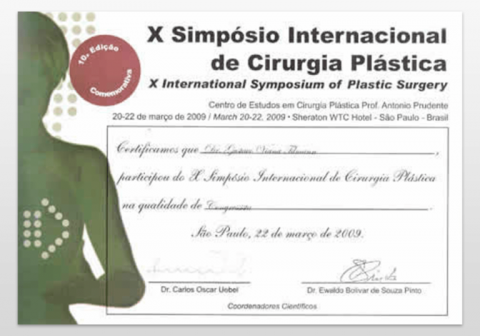 X Simpósio Internacional de Cirurgia Plástica 2009